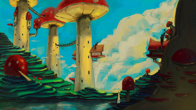 The Toadstool Town