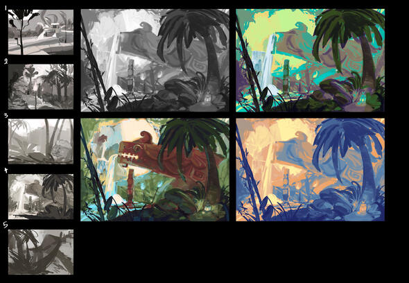 Thumbnails | Color Comps